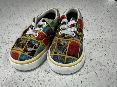 Zapatos de corte bajo con cordones Animal Planet Vans talla 10 para niños pequeños Foto 1 de 4