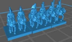 Austrian Cavallery Generals - Resin 6 mm Minis - Picture 1 of 2