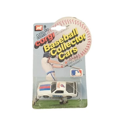 VINTAGE 1982 CORGI PONTIAC FIREBIRD NEW VARIANT CLEVELAND INDIANS DIE-CAST CAR - Image 1 of 4