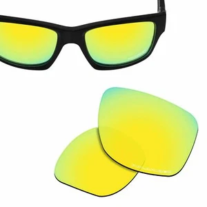 HPO Lente di ricambio acqua salata per-OAKLEY Jupiter Squared-oro polarizzato - Foto 1 di 6