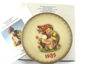 Goebel MI Hummel CHICK GIRL HUM278  Annual Collector Plate Relief 1985 in Box - Picture 1 of 13