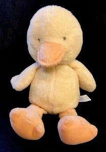 Carters DUCK Duckling 9" Plush Yellow Orange 66742 Stuffed Animal Baby Lovey - Picture 1 of 2