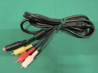 Sega Saturn -- Stereo AV Cable -- genuine product. *JAPAN* SS. 14575 - Image 1 of 4