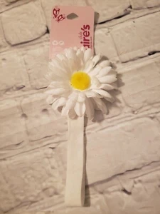 NWT Claire's White Daisy Headband - Picture 1 of 1