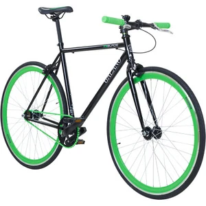 Galano Blade 28" Singlespeed Bike Erwachsenen Fahrrad Fixie schwarz/grün 56cm - Bild 1 von 8