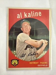 1959 Topps Al Kaline #360 Salón de la Fama de los Tigres de Detroit - Imagen 1 de 6