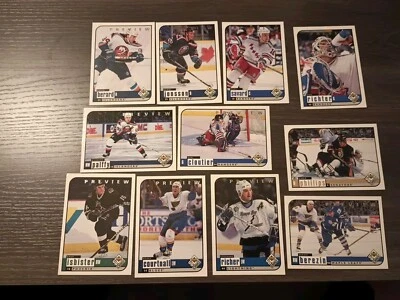 1998-99 UD Choice Preview Hockey 11 Card Lot Base - Image 1 of 4