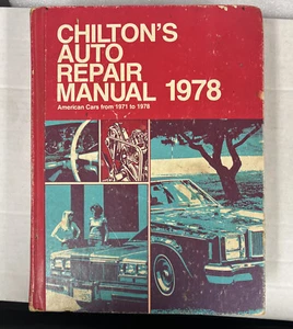 CHILTONS AUTO REPAIR MANUAL AMERICAN CARS (1971 TO 1978) - Picture 1 of 6