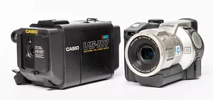 Casio VS-101 Standbild Videokamera von 1986 plus Sanyo IDC-1000Z Digitalkamera! - Bild 1 von 5
