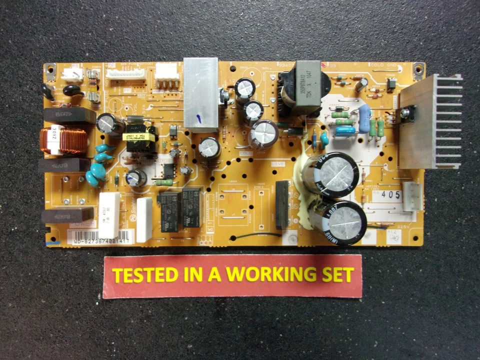 FUENTE ALIMENTACIÓN MITSUBISHI (RECONSTRUIDA) 934C370002 WD-65738 WD-73738 WD-82738 Foto 1 de 1