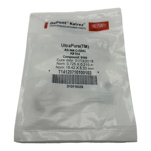 "Junta tórica DuPont Kalrez AS-568, K#314, compuesto 9100, 0,725"" X 0,21""" - Imagen 1 de 3