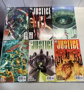 JUSTICE #1-6 SET..ALEX ROSS/JIM KREUGER..DC 2005 1ST PRINT..VFN+.SUPERMAN - Picture 1 of 10