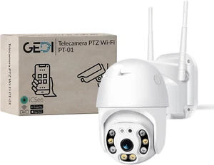- Telecamera Wi-Fi PTZ Dome 1080P 4 LED IR E 4 LED Array per Videosorveglianza D - Foto 1 di 12