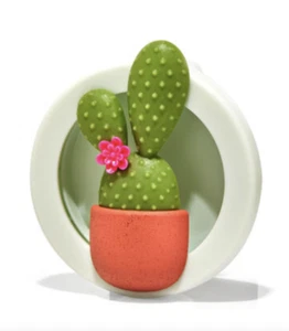 BATH & BODY WORKS PERFUMABLE VERDE PLANTA DE CACTUS COCHE REFRESCANTE VISERA CLIP NUEVO - Imagen 1 de 12