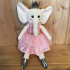 Spark Create Imagine Ballerina Elephant Queen Stuffed Plush Crinkle Toy 16”