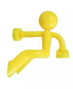 1x Magnetischer Schlüsselhalter, Schlüsselhaken (gelb) - Bild 1 von 2
