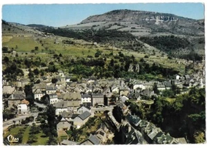 LA CANOURGUE Vue Aérienne Le Porta CPSM couleur Dentelée écrite oblitérée 1972 - Picture 1 of 2