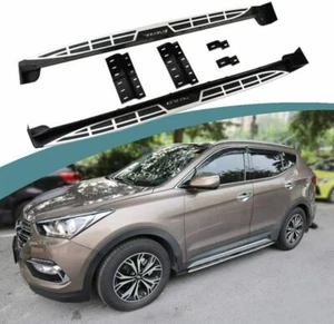Fits for Hyundai Santa Fe Sport 2013-2018 Door Side Step Nerf Bar Running Board - Picture 1 of 7