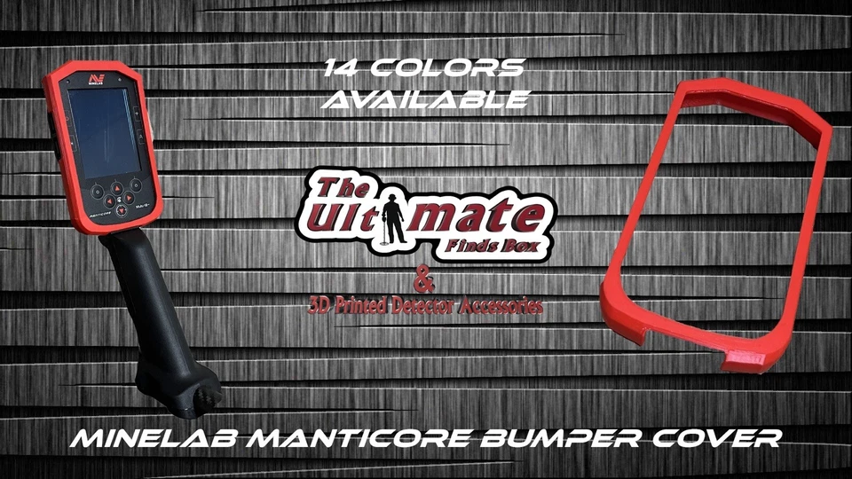 Minelab Manticore Control Box Bumper Cover 14 Colors 100% Infilled