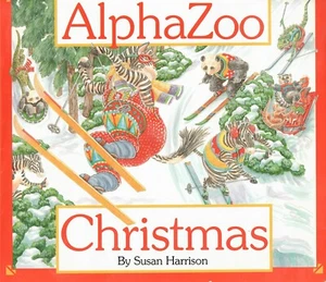 AlphaZoo Christmas Book Susan Harrison Paperback Alphabet Animals - Bild 1 von 4