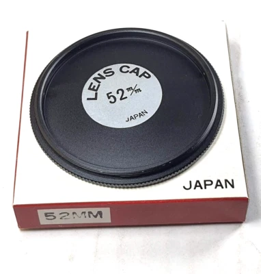 52mm Metal Front Lens Cap Screw-in 52 mm High Quality E52 Rare Japan made - Image 1 of 4