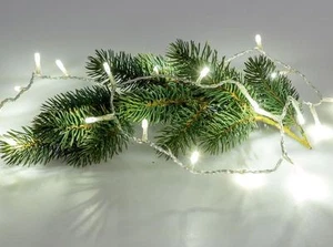 633255 Lichterkette 250cm mit 50 LED warm weiß leuchtend mit Netz Adapter - Bild 1 von 1