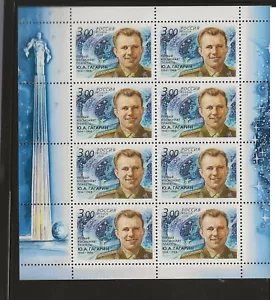 RUSSIA Sc 6817 NH MINISHEET of 2004 - SPACE - Y.GAGARIN. Sc$10 - Picture 1 of 1