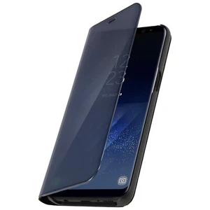 Custodia Valvola Traslucida Per Effetto Specchio Nero Samsung Galaxy S8 - - Foto 1 di 5
