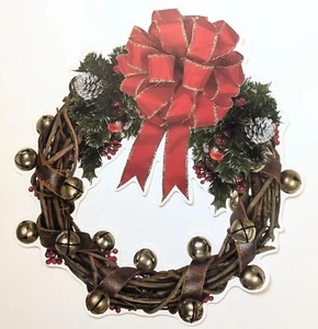 Vintage 2005 Beistle Christmas Cutouts 15" * 2 Pieces Printed 2 Sides - Picture 1 of 4