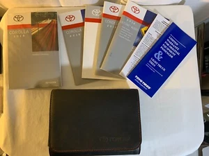Toyota Corolla 2018 Owners Manual User Guide w/Leather Case and Inserts - Picture 1 of 7