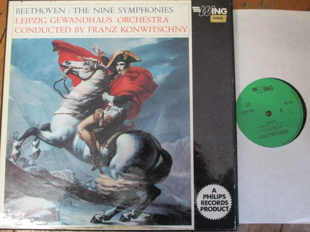 BWL 001 Beethoven The Nine Symphonies / Konwitschny / Gewandhaus 6 LP box - Image 1 of 1