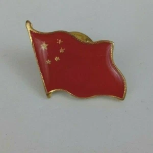 Vintage China Flag Lapel Hat Pin - Picture 1 of 2