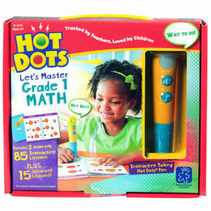 Educational Insights Hot Dots Junior Let's Master Grade 1 Math