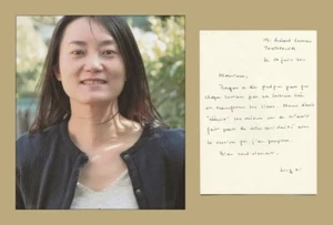 Ling Xi - Écrivaine chinoise - Citation autographe signée + Photo - 2011 - Picture 1 of 3
