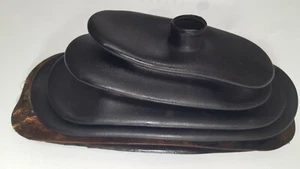 1976-79 AMC JEEP CJ5 CJ7 MANUAL TRANSFER CASE SHIFT SHIFTER BOOT FLANGE HAS HOLE - Picture 1 of 5