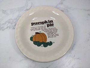 Pumpkin Pie Bowl Vintage Large Recipe Kitchenware - Picture 1 of 4