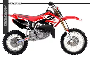 HONDA CR85R 2003-2012 MAXCROSS GRAPHICS KIT FULL DECAL STICKERS FULL KIT ON1 - Picture 1 of 4