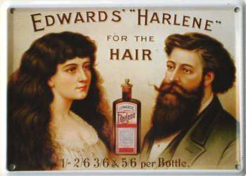 Mini-Blechschild Edwards Harlene, 11 x 8 cm - Bild 1 von 1