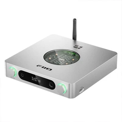 Fiio K13 R2R Compact Desktop DAC and Headphone Amplifier Bluetooth Hi-Res Silver - Image 1 of 4