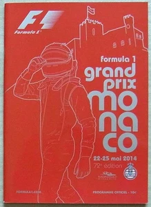 MONACO GRAND PRIX FORMULA ONE F1 2014 Monte Carlo Official Race Programme - Picture 1 of 3