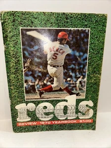 Memorabilia de béisbol con revisión del anuario de los Cincinnati Reds 1970 - Imagen 1 de 4