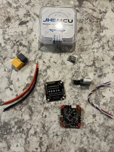 25.5X25.5mm JHEMCU GHF405AIO 40A F405 Baro Flight Controller BLHELIS 40A A3D2 - Picture 1 of 3