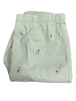 Pantalones Cortos Mujer Ciervo Blanco Caqui Floral Elastizados Talla 10 (520) Foto 1 de 4