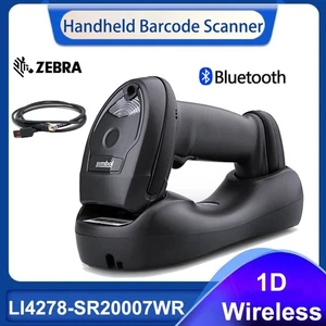 Motorola LI4278-SR20007WR Wireless 1D USB Handheld Barcode Scanner with Cradle - Picture 1 of 12