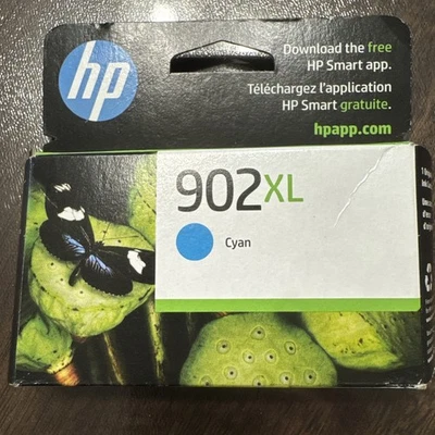 HP 902XL Cyan High Yield Ink Cartridge EXP 3/2026 New - Image 1 of 3