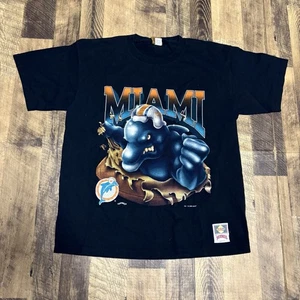 Vintage 1994 Nutmeg Mills Miami Dolphins Breakthrough Shirt XL USA - Bild 1 von 10