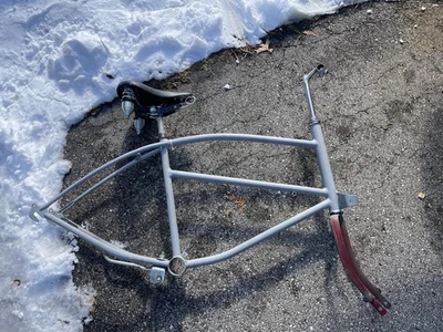 Cuadro de camión Schwinn 1956 horquillas asiento vástago en imprimación Foto 1 de 4