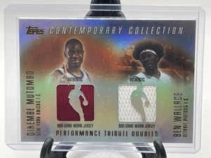 2003-04 Topps Contemporary Doubles Ben Wallace/Dikembe Mutombo Dual Jersey /250 - Picture 1 of 2