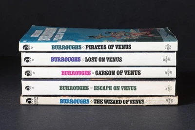 Edgar Rice Burroughs VENUS Complete Series Lot of 5 (#1-5) Set Paperback Books Foto 1 de 4