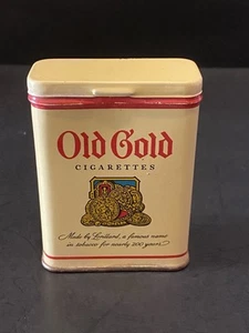 Vintage 1930s Old Gold Cigarette Tin Box Primitive - Picture 1 of 12